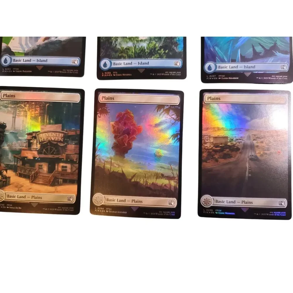 MTG - Final Fantasy - Foil Basic Land Set of 16